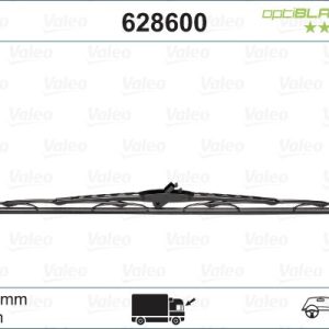 VALEO 628600 Valytuvai