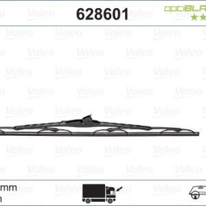 VALEO 628601 Stikla tīrītāji