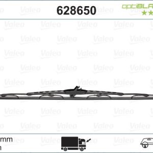 VALEO 628650 Klaasipuhastid