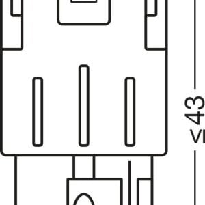 ams-OSRAM 7504DYP-2BL Lamp, indikaator