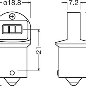 ams-OSRAM 5008DWP-2BL Lamp, indikaator