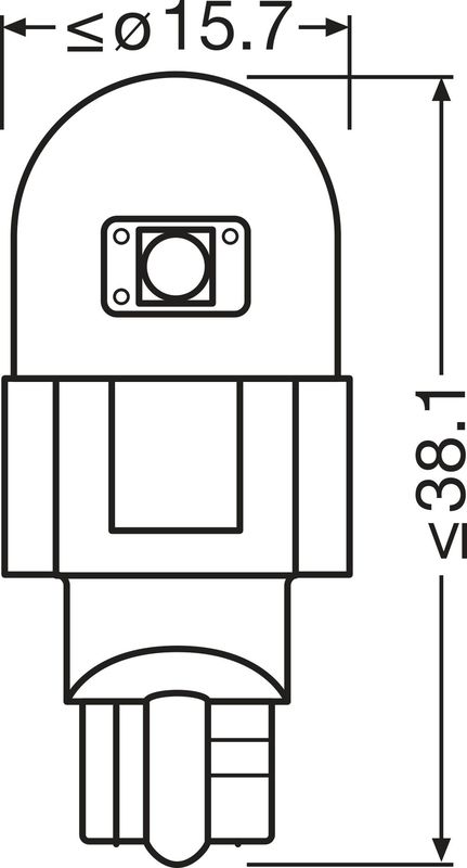 ams-OSRAM 921DWP-2BL Lemputė, salono apšvietimas