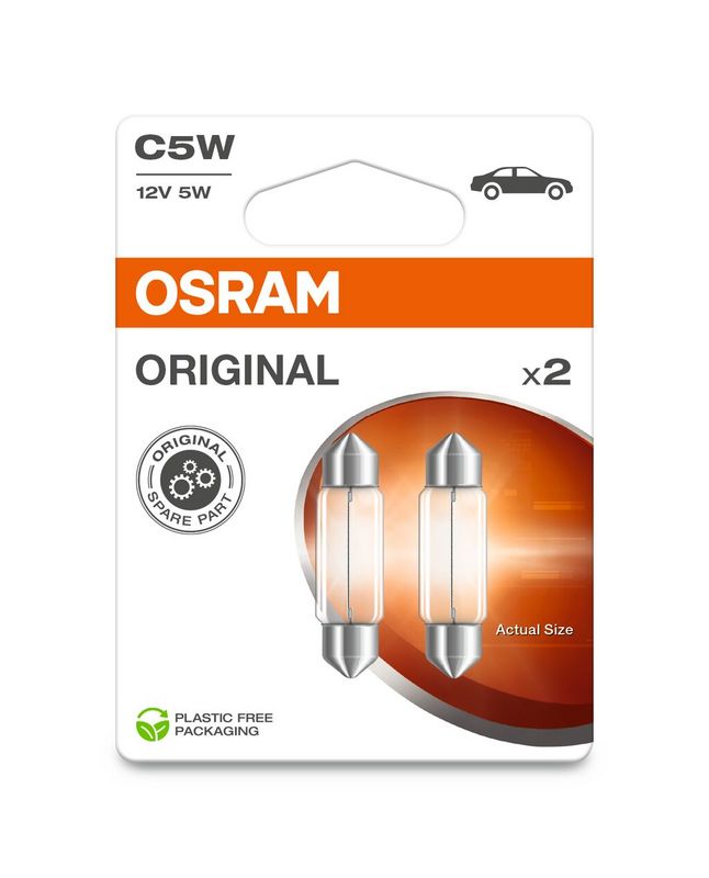 ams-OSRAM 6418-2BL Lemputė, valstybinio numerio apšvietimas