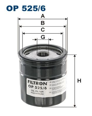 FILTRON OP 525/6 Масляный фильтр