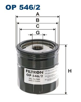 FILTRON OP 546/2 Масляный фильтр