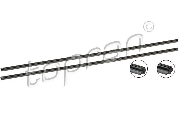 TOPRAN 115 284 Резиновая щетка стеклоочистителя