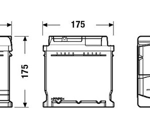 EXIDE EA472 Starter battery