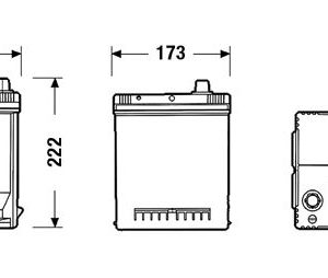 EXIDE EA754 Starter aku