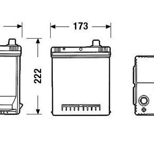 EXIDE EA755 Starter aku