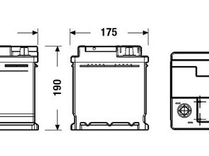 EXIDE EL800 Starterio akumuliatorius