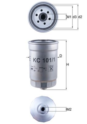 KNECHT KC 101/1 Топливный фильтр