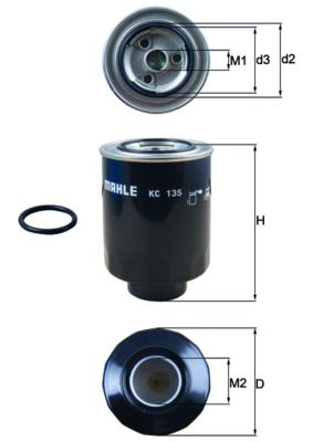 KNECHT KC 135D Топливный фильтр