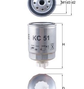 KNECHT KC 51 Kuro filtras