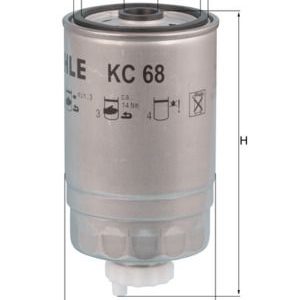 KNECHT KC 68 Fuel filter