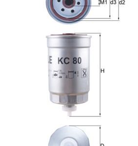 KNECHT KC 80 Kuro filtras