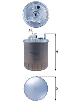KNECHT KL 100/1 Топливный фильтр