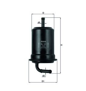 KNECHT KL 121 Fuel filter