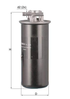 KNECHT KL 454 Топливный фильтр