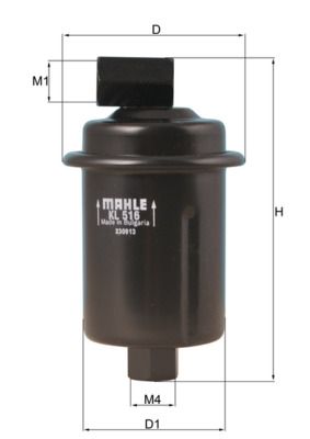 KNECHT KL 516 Топливный фильтр