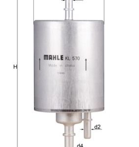 KNECHT KL 570 Fuel filter