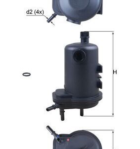 KNECHT KL 633D Kuro filtras
