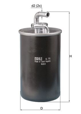 KNECHT KL 775 Топливный фильтр