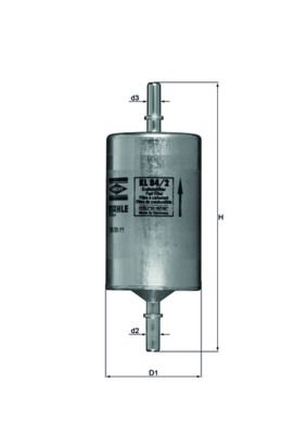 KNECHT KL 84/2 Топливный фильтр