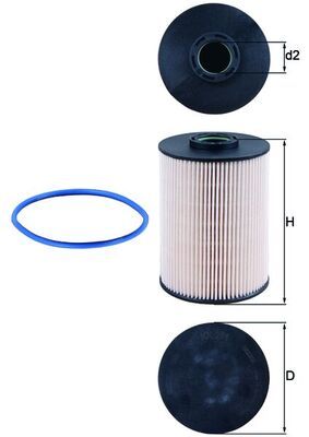 KNECHT KX 211D Топливный фильтр