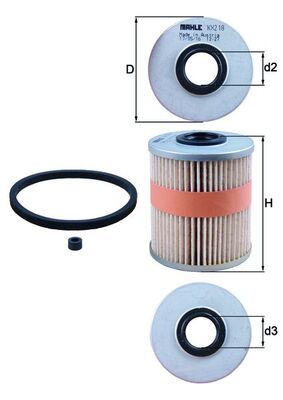 KNECHT KX 218D Топливный фильтр
