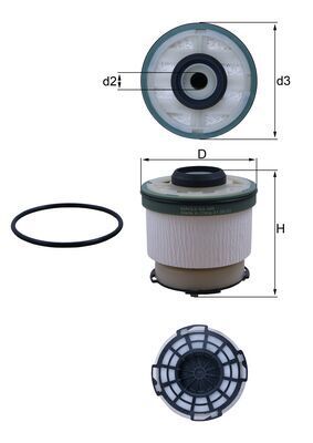 KNECHT KX 385D Топливный фильтр