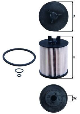 KNECHT KX 86/1D Топливный фильтр