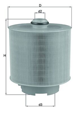 KNECHT LX 1006/2D Воздушный фильтр
