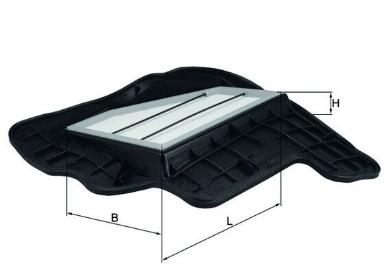 KNECHT LX 1685/5 Воздушный фильтр