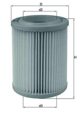 KNECHT LX 1768 Воздушный фильтр
