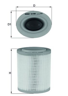 KNECHT LX 2790 Oro filtras