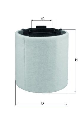 KNECHT LX 2831 Воздушный фильтр