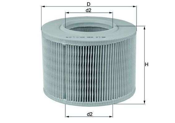 KNECHT LX 330 Воздушный фильтр