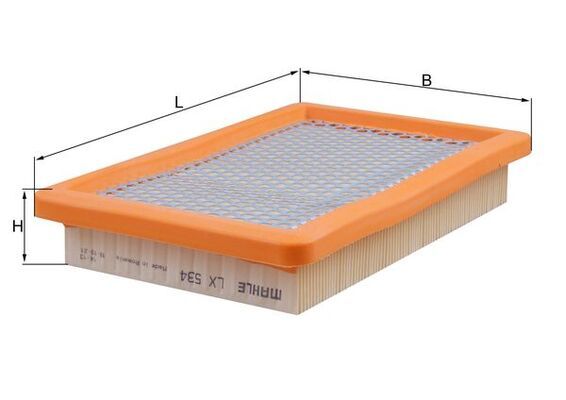 KNECHT LX 534 Air filter