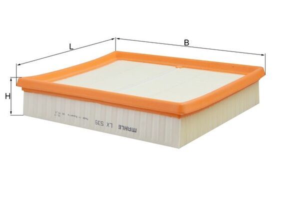KNECHT LX 539 Воздушный фильтр