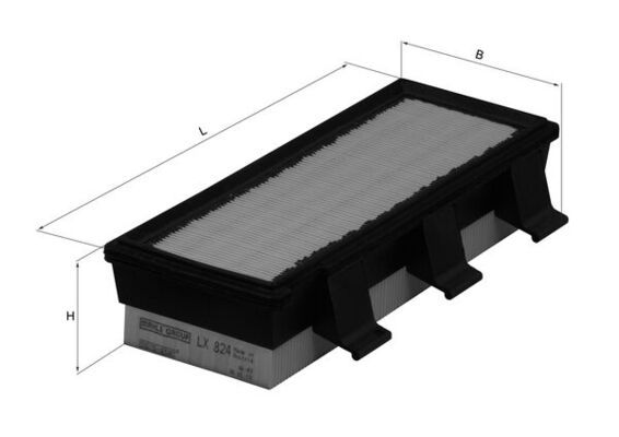KNECHT LX 824 Воздушный фильтр