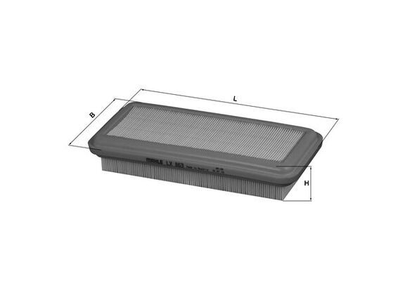 KNECHT LX 863 Воздушный фильтр