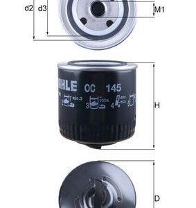 KNECHT OC 145 Oil filter