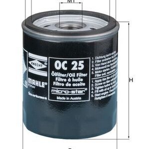 KNECHT OC 25 Eļļas filtrs