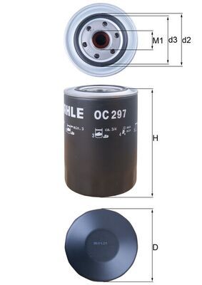 KNECHT OC 297 Масляный фильтр