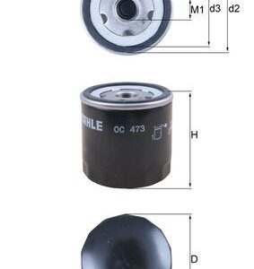 KNECHT OC 473 Alyvos filtras