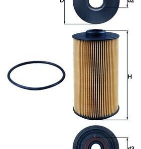 KNECHT OX 152/1D Alyvos filtras