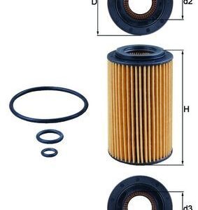 KNECHT OX 153/7D1 Eļļas filtrs