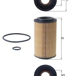 KNECHT OX 153D4 Eļļas filtrs