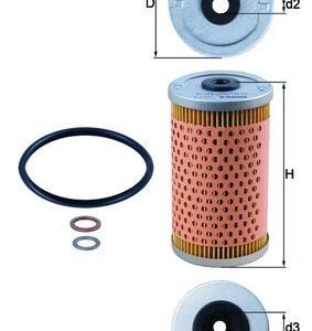 KNECHT OX 33D Eļļas filtrs