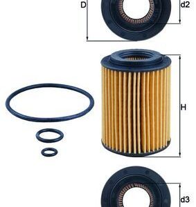 KNECHT OX 347D Oil filter